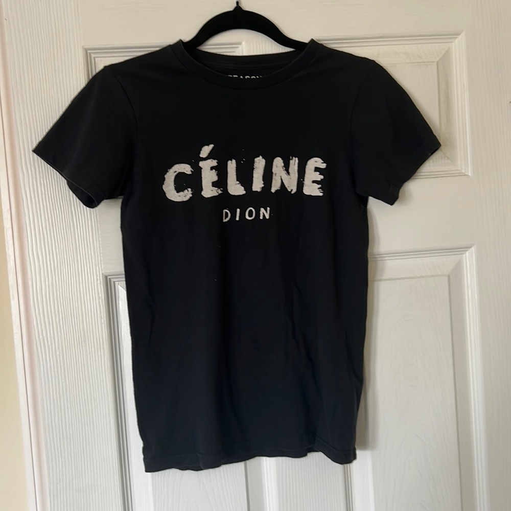 Extra Small Celine Dion Tee Shirt